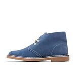 Clarks Collection Men's Bushacre 3 Chukka Boot, Blue Suede, 13 Medium US