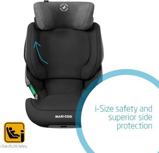 Maxi-Cosi Kore i-Size High Back Booster Car Seat, ISOFIX, Adjustable, Black