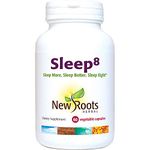 New Roots Herbal - Sleep 8-60 Capsules - Sleep Supplement for Insomnia Relief - Sleep Support Supplement - Sleep Help for Adults - Insomnia Sleep Aid - Calm Sleep Capsules - Natural Sleep Supplement