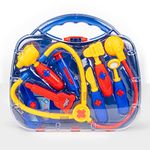 Ratna's Doctor Medical Kit Toys with 8 Different Medical Instruments Along with Portable Medical Clinic Suitcase | Doctor Set Pretend Play | A Perfect Role Play Toy for Kids 3+ Years