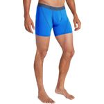 ExOfficio Men's Give-N-Go Sport 2.0 Boxer Brief 6 inch Travel Underwear for Men, Breathable and Durable, Easy Clean, Lagoon/Steel Blue, Medium