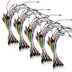 AZDelivery 65 PCS Jumper Wire Male to Male Solderless Multicoloured Flexible Jumper Wire Cables Breadboard compatible with Arduino Including E-Book! (Pack of 5)