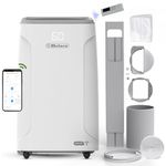 Belaco Air Conditioning Unit 12000 BTU with WiFi and Smart Functions, Portable Air Conditioner, 3-in-1 Dehumidifier Fan & Cooling Options, 24Hr Timer, Dual Window Kit