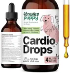 Cardio Drops for Dogs - Heart Support for Dogs with Hawthorn Berry and Motherwort Herb - Pet Liquid Drops with Lavender Extract - Herbal Dog Vitamins and Supplements for Dog's Health Care - 4 oz