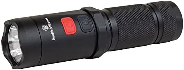 Smith & Wesson Night Guard Elite Dual-Beam 400 Lumen Flashlight with Red/White Modes, Waterproof Construction and Memory Retention for Aviators and Pilots