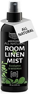 Aromasong All Natural Eucalyptus & Wild Mint Room & Linen Spray for Bedding, Sheets, Couches, Pillow, Fabric Freshener Spray for Bed Sheet, Odor Eliminator Air Freshener Fragrance Oil Spray for Home.