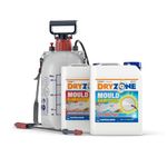 Dryzone Mould Remover and Prevention Kit (2 x 5L & Sprayer) – The Definitive Long-Term Solution to Mould. Dual-Action Mould Remover & Sanitiser Spray.