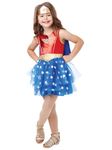 Rubie's Official DC Wonder Woman Deluxe Child's Costume, Superhero Fancy Dress, Child's Size Small Age 3-4, Height 104 cm