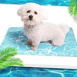 Mora Pets Dog Cooling Mat Gel Cooling Mat for Dogs Pressure Activated Self Cooling Bed Pad Safe Non-Toxic Materials Indoor Outdoor for Small Medium Cats Kittens Dogs Puppy