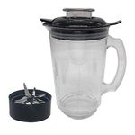 Replacement Part 33 oz cup with ice shaver blade， Compatible with Magic Bullet Blender, Mixer, Juicer, Food Processor (MBR-1701 /MBR-1702 /MBR-1101/ MB-BX1770-02/ MB1001/ MBR-0301)