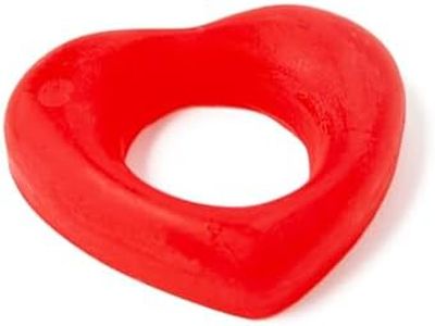 BigMouth Inc Heart Shaped Soap for All Skin Types, Gentle Exfoliating Cleanser for Soft, Hydrated Glow and Refreshing Lather, Fun & Quirky Gift Idea for Any Occasion