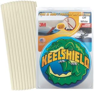 Gator Guards KeelShield Keel Guard - Helps Prevent Damage, Scars and Scratches - DIY Installation - Compatible with Fiberglass and Most Aluminum Boats - Made in the USA - 4’ to 12’ Lengths - Off White