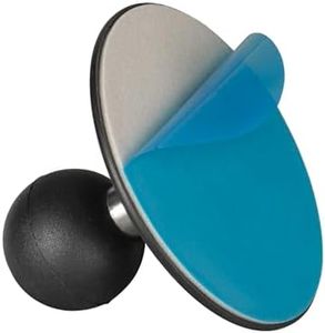 FANAUE Flex Adhesive Ball Base Compatible with Garmin GPS Bracket and 17mm Double Socket Arm, 17mm Ball Head Adapter for Motorcycle Bike Phone Holder, Suction Cup Base for Mounting on Car Dashboards.