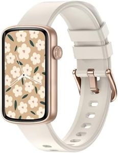 SHANG WING Smartwatch Damen Fitnessuhr Schmal Fitness Tracker Schrittzähler Uhr mit Pulsuhr SpO2 Messung Schlafüberwachung Sportuhr Klein Wasserdicht IP68 Smart Watch Sport Uhr für Android iOS Handy