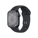 Apple Watch Series 8 [GPS 41mm] Smart Watch w/Midnight Aluminum Case with Midnight Sport Band - S/M. Fitness Tracker, Blood Oxygen & ECG Apps, Always-On Retina Display, Water Resistant