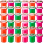 Mini Noise Putty Slime - (Pack of 48) Slime Party Favors Sludge for Kids All Ages, Boys & Girls, Bulk Neon Silly Noise Putty for Goodie Bag Party Supplies, Stocking Stuffers