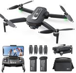 Holy Stone GPS Drone with Camera 4K for Beginners, HS460 Foldable Drones with 52 Mins Long Flight Time, Brushless Motor, Follow Me, Auto Return, 5G FPV Transmission, Under 249g Easy for Adults