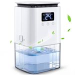 Dehumidifiers for Home, 1300ML Dehumidifier 40W Powerful 24H Timer Auto Off RGB Ultra Quiet Touch Control Portable Electric Dehumidifier Against Moisture for Bedrrom, Wardrobe, Bathroom