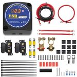 UCkasayfy 3M Dual Battery Isolator Kit 12v 140amp Voltage Sensitive Relay VSR Smart Battery Isolator for Marine/Boat rv Truck utv/ATV car Trailer Camper, Not Fit for Lithium Batteries