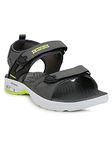 Campus Men's GC-10 D.Gry/P.GRN Outdoor Sandals - 8UK/India GC-10