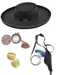 Mega_JumbleSale® Alfie Solomons Peaky Blinders Style 20s 1920's Gangster Stag Night Murder Mystery Night or Stag Party Fancy Dress Peaky Blinders 20's Tommy Shelby Kit