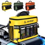 Kayak Cooler Behind Seat - Waterproof Cooler Bag Compatible with Lawn-Chair Seat Kayak,Kayak Accessories Camping Cooler, Portable Ice Chest for Fishing, Beach,Picnic, Trips,Cooler Leak-Proof-Yellow