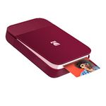 KODAK Smile Instant Digital Printer – Pop-Open Bluetooth Mini Printer for iOS and Android – Edit, Print and Share 2x3 ZINK Photos w/FREE Smile App – Red