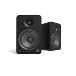 Kanto YU6MB Powered Bookshelf Speakers with Bluetooth and Phono Preamp | Pair | Matte Black