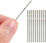 20 Pcs 1.0 mm HSS Micro Twist Drill Bit, Mini High Speed Steel Drill for Wood, Plastic, Soft Metal