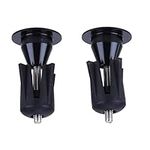 LAIXIABAO 2 Pcs Bar End Plugs Aluminum Alloy Bike Handlebar Caps Bicycle Handlebar Grips Bar End Caps for Mountain Bikes, Road Bikes, Folding Bikes