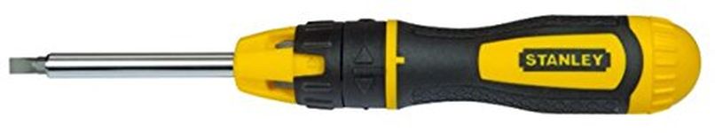 Stanley STHT0-62574 Bit-Screwdriver with 20 Bits and Ratchet, Black/Yellow, Set of 22 Piece