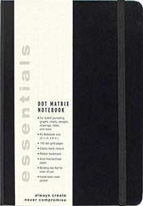 Essentials Dot Matrix Notebook, A5 size: 1