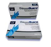 BossGuard Canada Premium Medical Grade Nitrile Gloves. Powder and Latex Free. 100 Disposable Gloves per Box