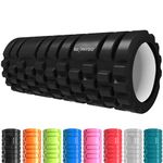 Foam Roller and Massage Roller by KG Physio - Massage Roller for Legs, Back and Arms - Ultra Lightweight Core Muscle Roller Essential to Release Deep Tension - 13"x5" Long Foam Roller