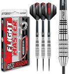 RED DRAGON Sidewinder: 30g Flightmaster - Tungsten Steel Darts with Flights and Stems