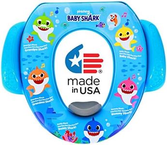 Nickelodeon Baby Shark"Sharktastic" Soft Potty Seat and Potty Training Seat - Soft Cushion, Baby Potty Training, Safe, Easy to Clean