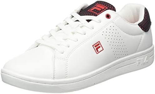 FILA Homme Crosscourt 2 NT Basket, White Red, 42 EU