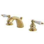 Kingston Brass KB942B Victorian Mini Spread Lavatory Faucet, Polished