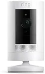 Ring Outdoor Cam (Stick Up Cam), Weather-resistant home or business security camera, outdoor ready, Live View, Color Night Vision, Two-Way Talk, motion alerts, Works with Alexa, White