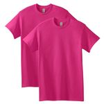 Gildan mens Heavy Cotton T-shirt, Style G5000, Multipack Shirt, Heliconia (2-pack), 3X-Large US