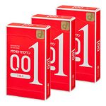 [Bulk Purchase Set] Okamoto Zero One 0.01 mm 3 pieces × 3 boxes