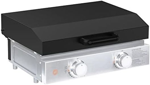 Stanbroil Hard Cover Hood 5011 Griddle Hood for Blackstone 22 Inches Table Top Griddle with Rear Grease, Black