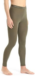 Icebreaker Women's Standard 175 Everyday Cold Weather Base Layer Thermal Leggings, Loden, Large