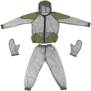 Lixada Mosquito Suit - Whole Body Repellent Bug Jacket Mesh Hooded Suits Men Women Ultra-fine Mesh Insect Protective for Outdoor Fishing Hiking Camping Gardening Farming