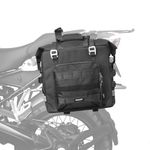 Rhinowalk Motorcycle Saddle Bag Waterproof Motor Pannier Bag Luggage Pack Quick Release Motorbike Side Bag 25L (Black)