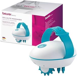 Beurer CM 51 Masseur anti-cellulite pour une peau plus ferme, massage efficace des tissus conjonctifs, rouleau de massage électrique avec 2 niveaux d'intensité et poignée réglable