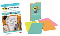 3M Post-it Dry Erase Writing Surface & 3M Post-it Super Sticky Lined Notes