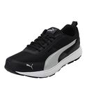 Puma mens Draco Black-Silver Sneaker - 10 UK (36853501)