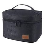 Aosbos Lunch Box for Men Women Insulated Lunch Bag Cooler Bags Thermal LunchBag Adult Lunch Box Kids Bento Box Snack Bag for Work Office Picnic 7.5L Black Honeycomb