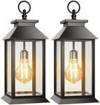 AYTPU Hanging Solar Lanterns Glass 